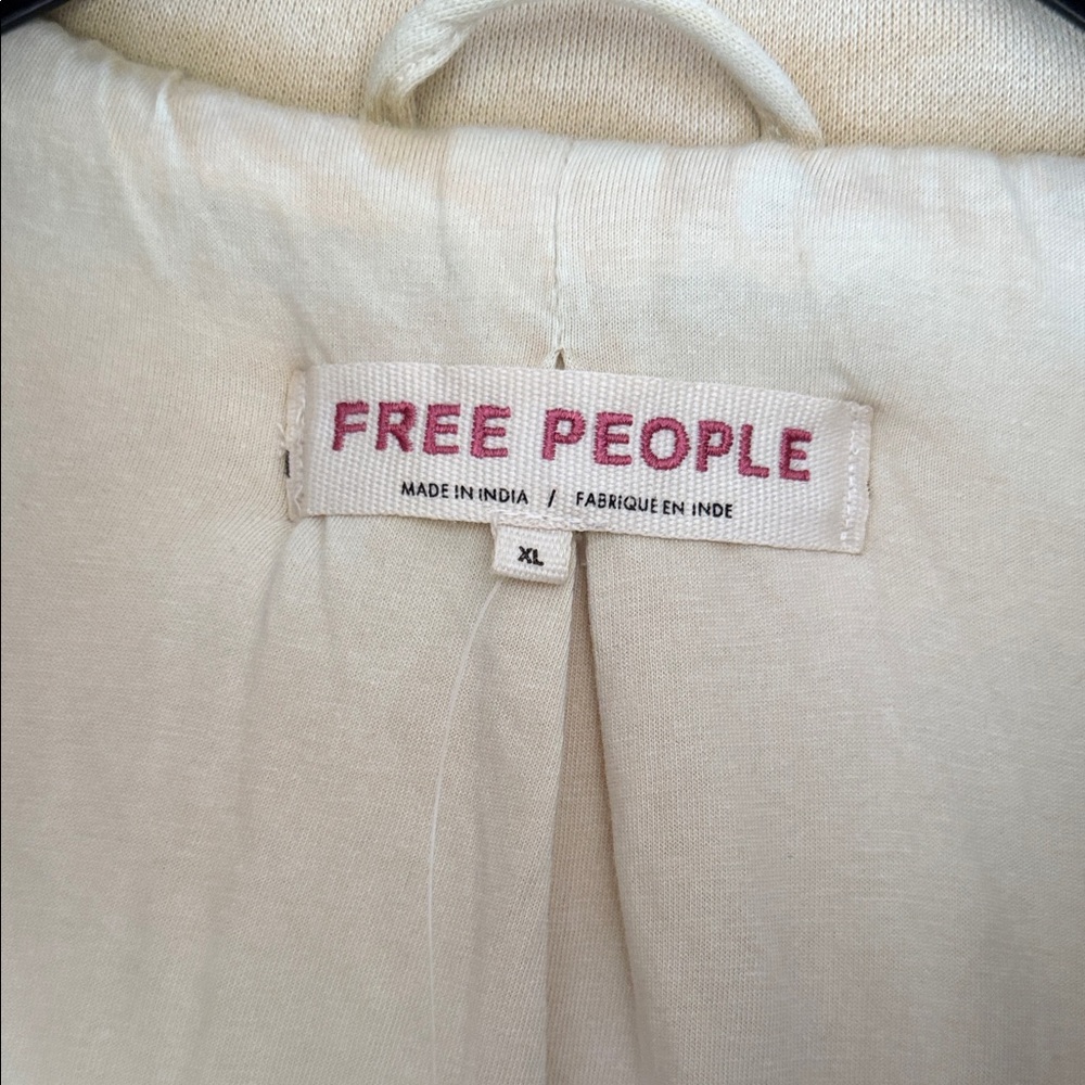 Free People Cream Quilted Puffer Vest - Picture 2 of 5